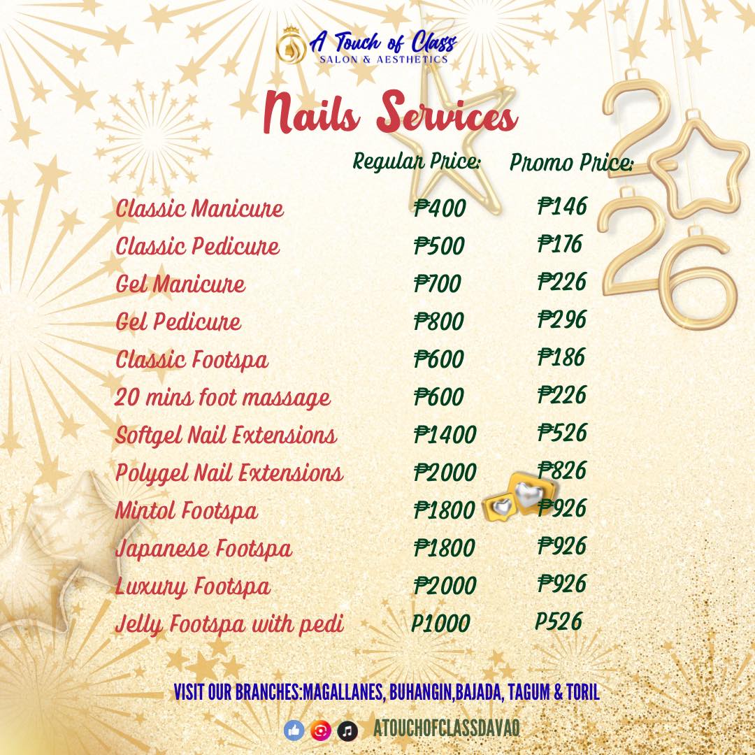 A Touch of Class Davao Facebook ad: ๐ง๐ต๐ถ๐ ๐ฎ๐ฌ๐ฎ๐ฒ, ๐ฎ๐๐ผ๐ธ๐ผ ๐ป๐ฎ ๐ป๐ดโฆ