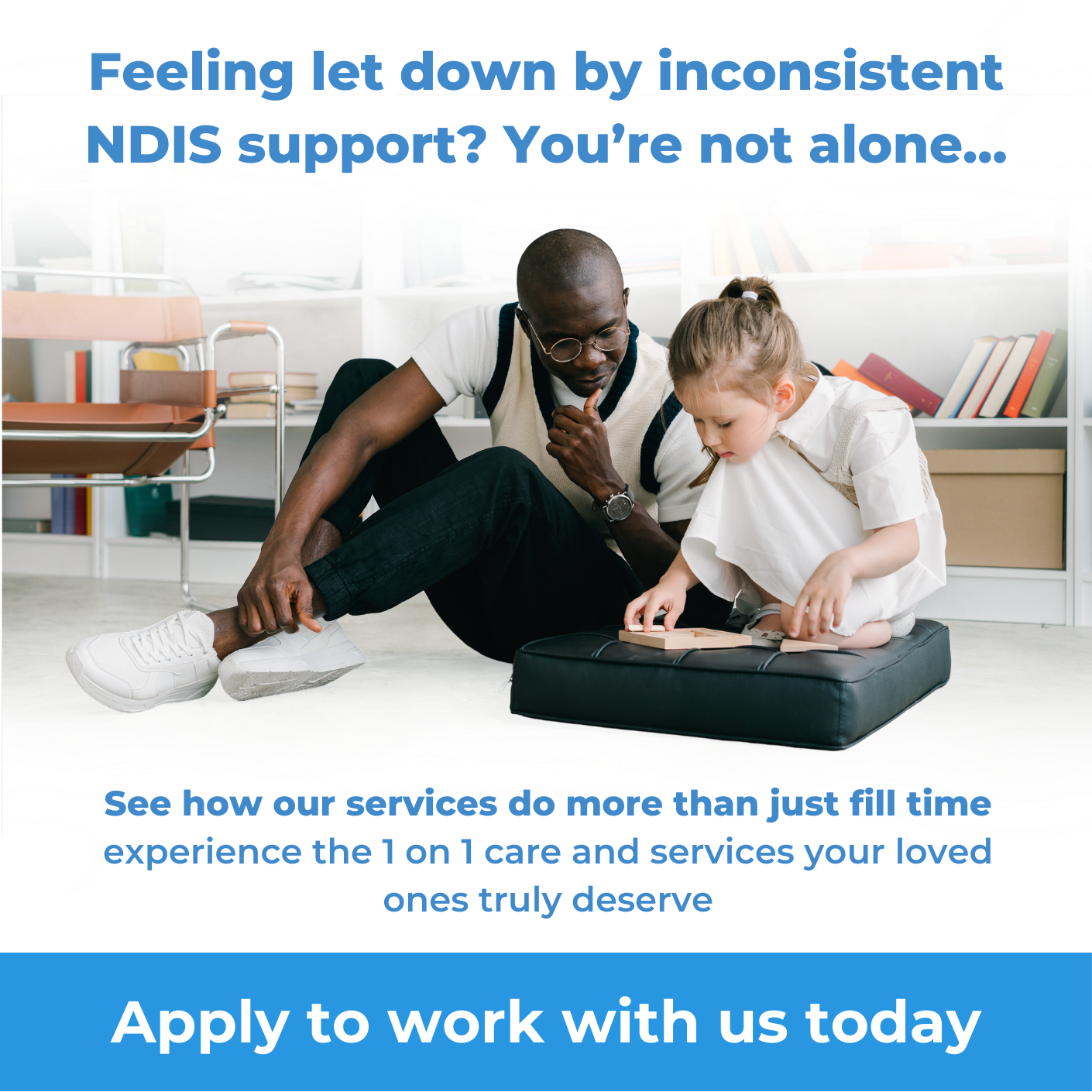 Lively Growth Pty Ltd Facebook ad: Apply for NDIS support today!