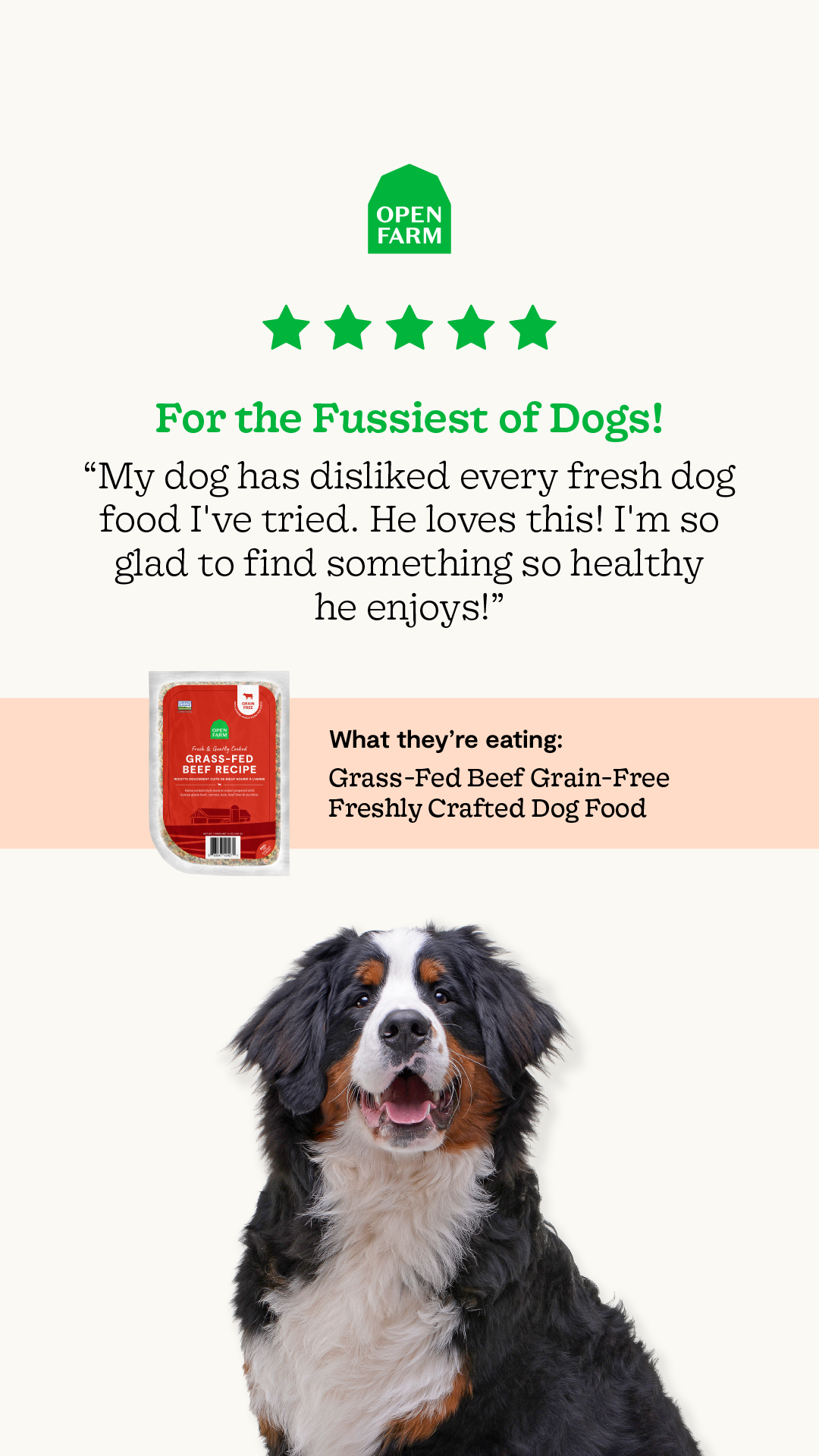 Open Farm Facebook ad