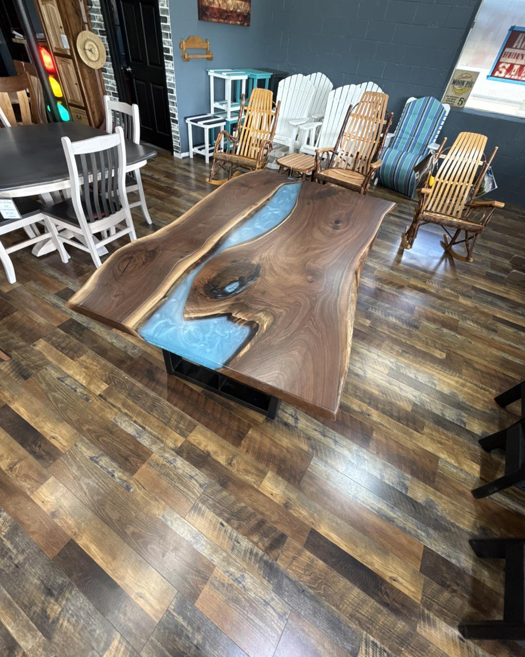 Amish Furniture Store Facebook ad: All products proudly