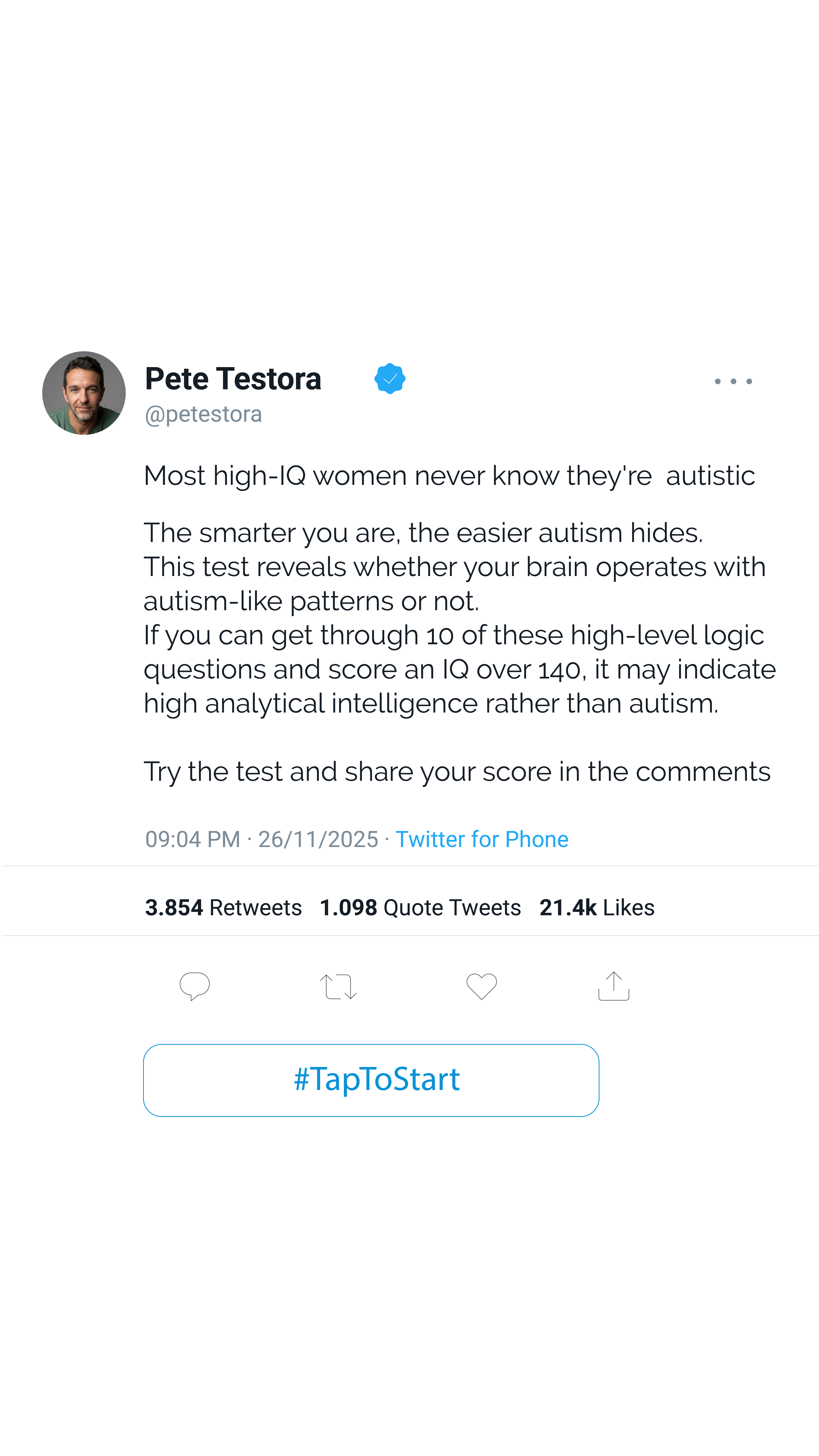 Brain Health Check Facebook ad