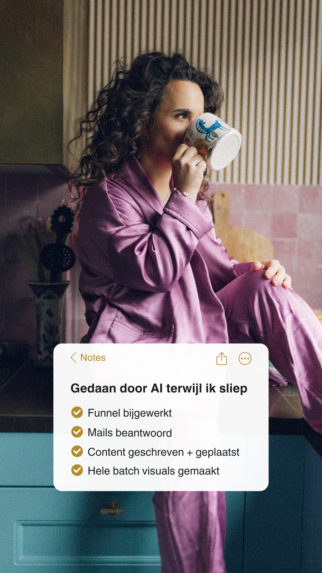 Simone Levie Facebook ad: AI Masterclass - AI, apps, salespagina's en meer →