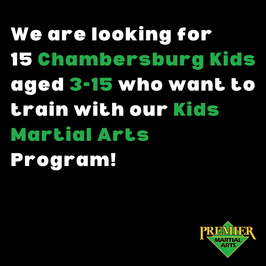 Premier Martial Arts Chambersburg Facebook ad
