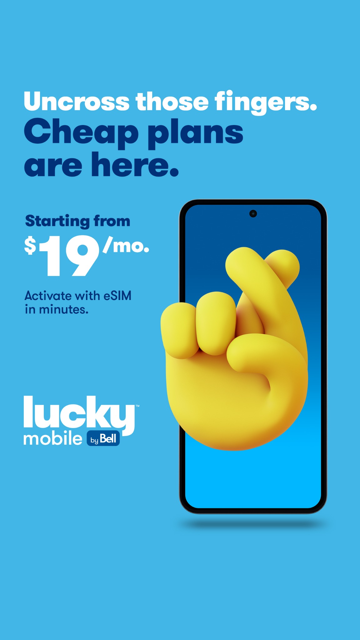 Lucky Mobile Canada Facebook ad from May 22, 2026