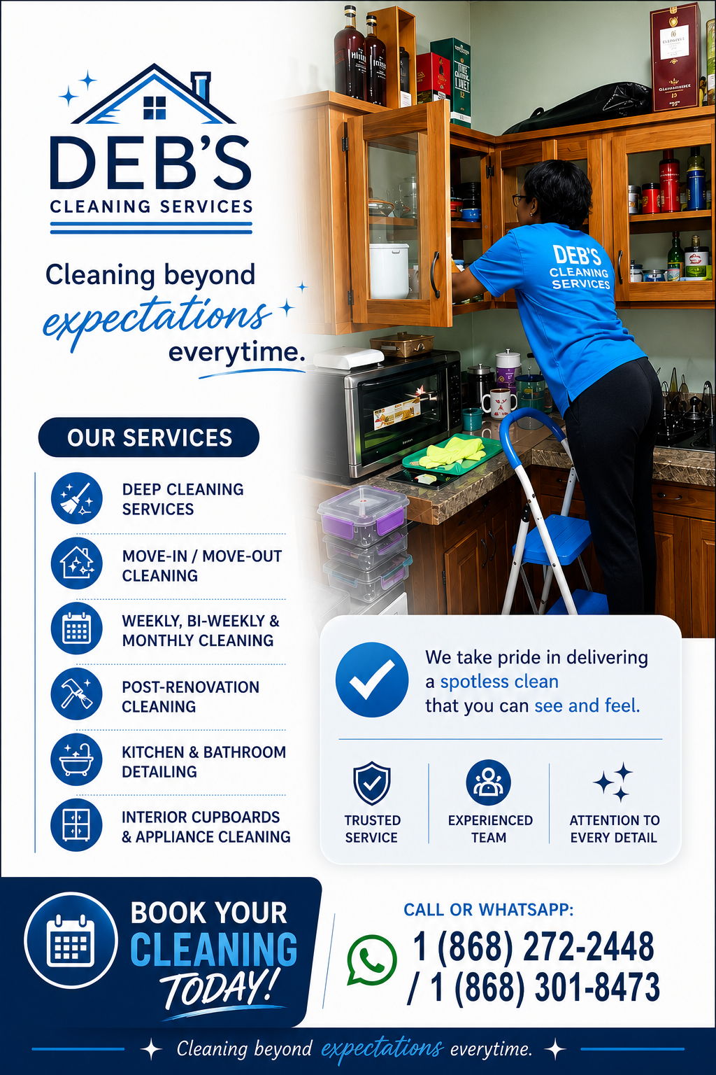 Deb's Cleaning Services Facebook ad