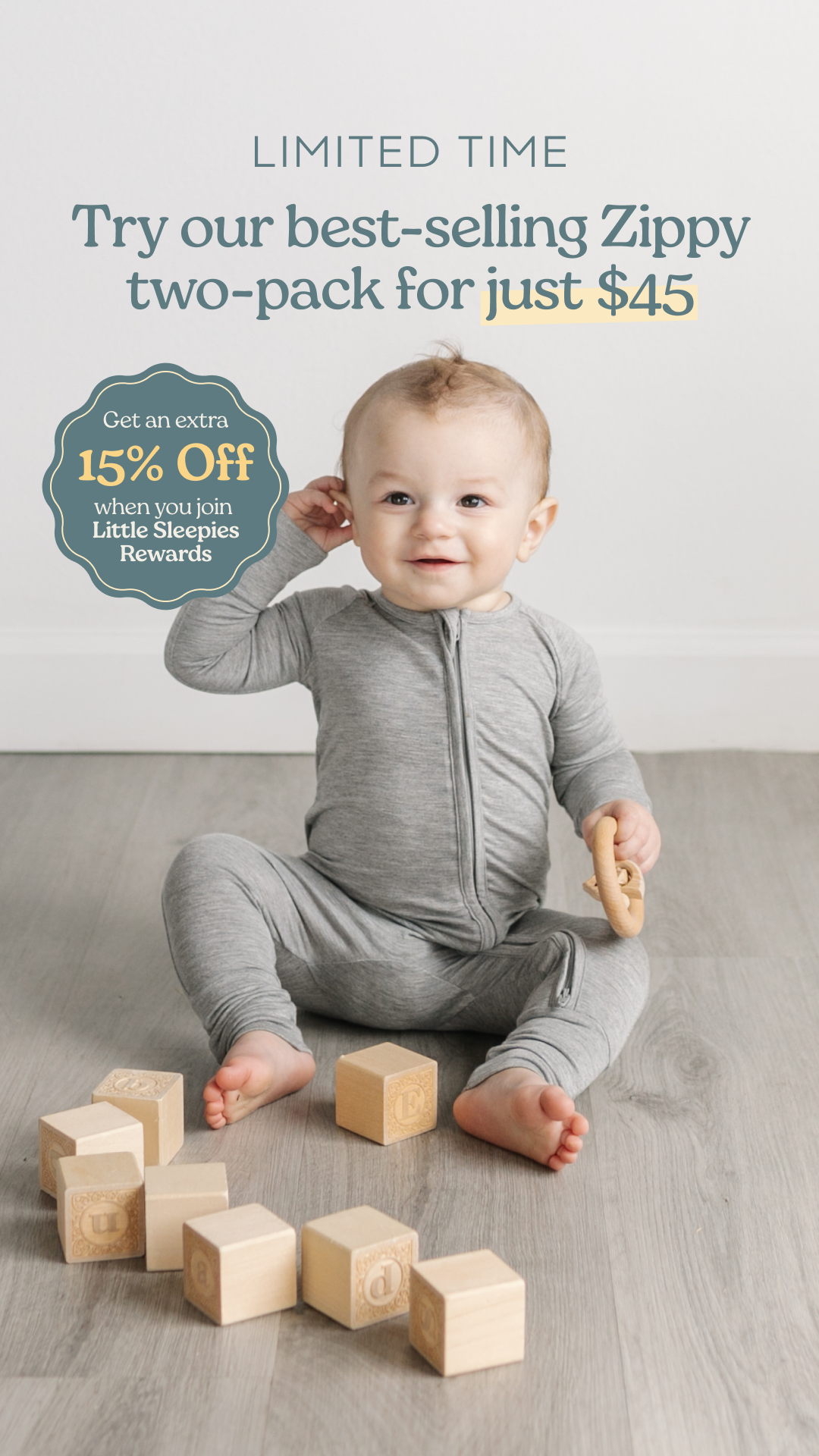 Little Sleepies Facebook ad