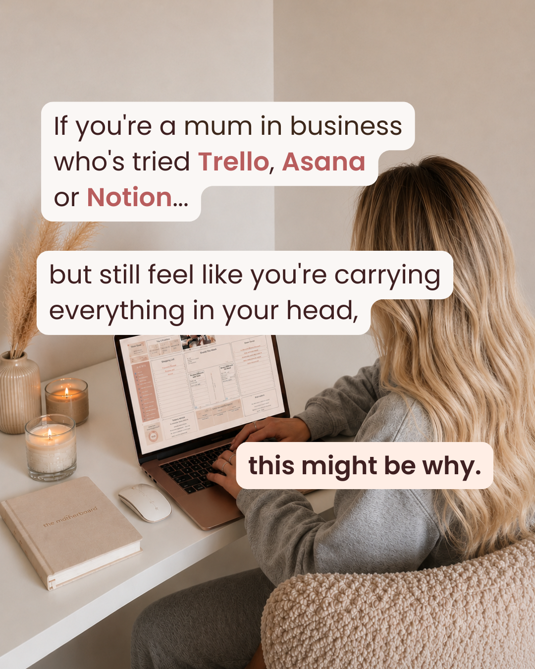 Mirelle Nicole - Balancing Business & Motherhood Facebook ad: Tap 'Learn More' to see how The Motherboard…