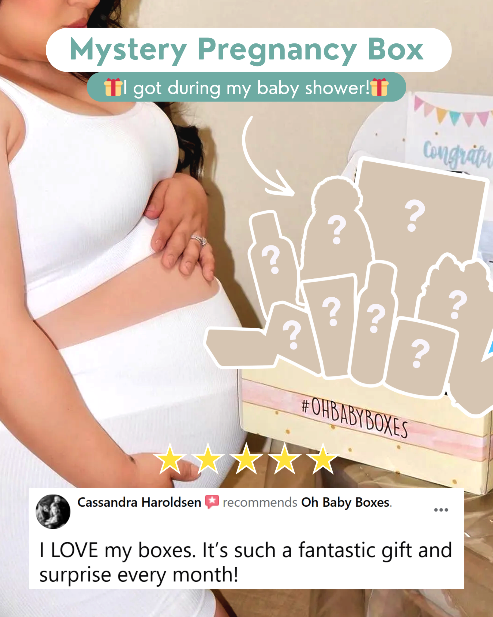 Oh Baby Boxes Facebook ad: #1 Pregnancy Box