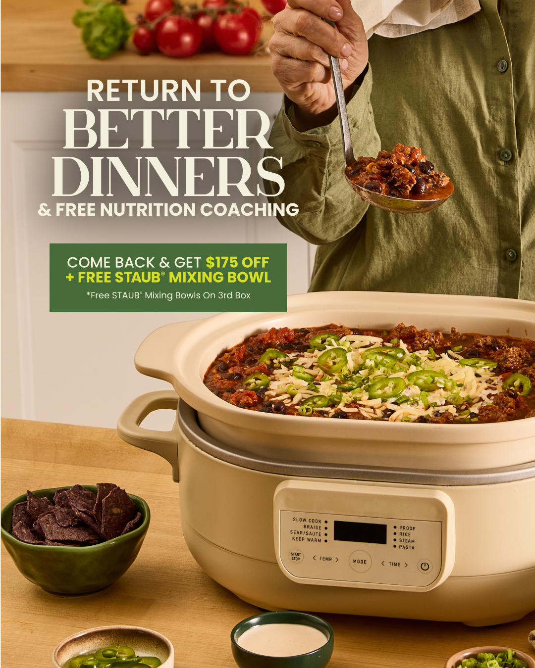 Green Chef Facebook ad