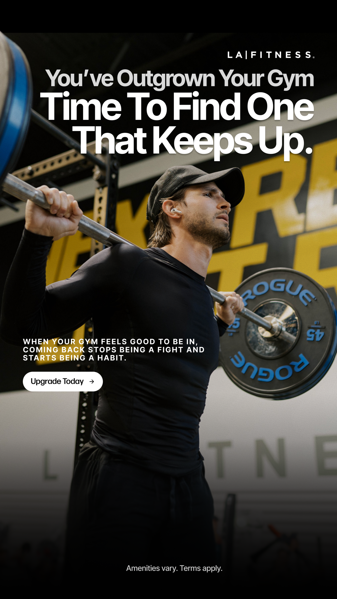 LA Fitness Facebook ad