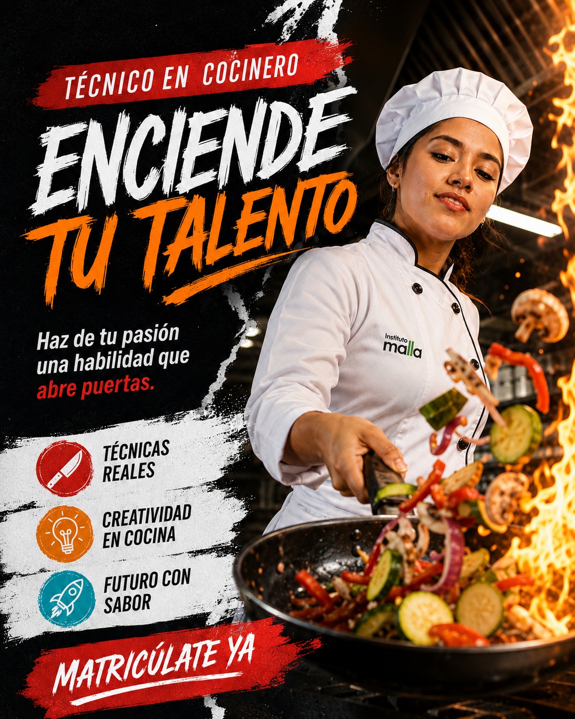 Instituto Malla Facebook ad: 10% dto. matrícula hasta el 1 agosto.