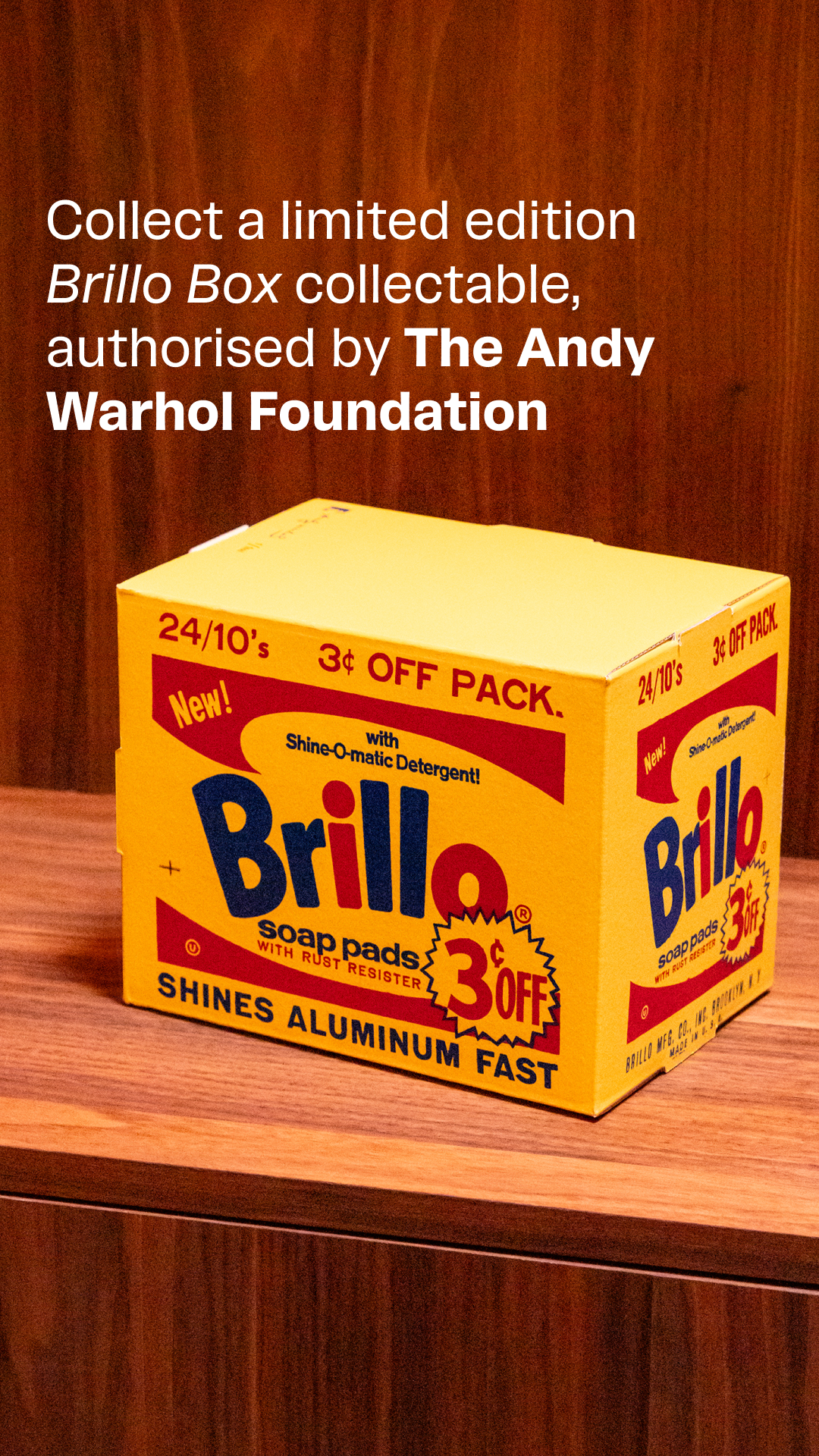 The Andy Warhol Foundation for the Visual Arts Facebook ad