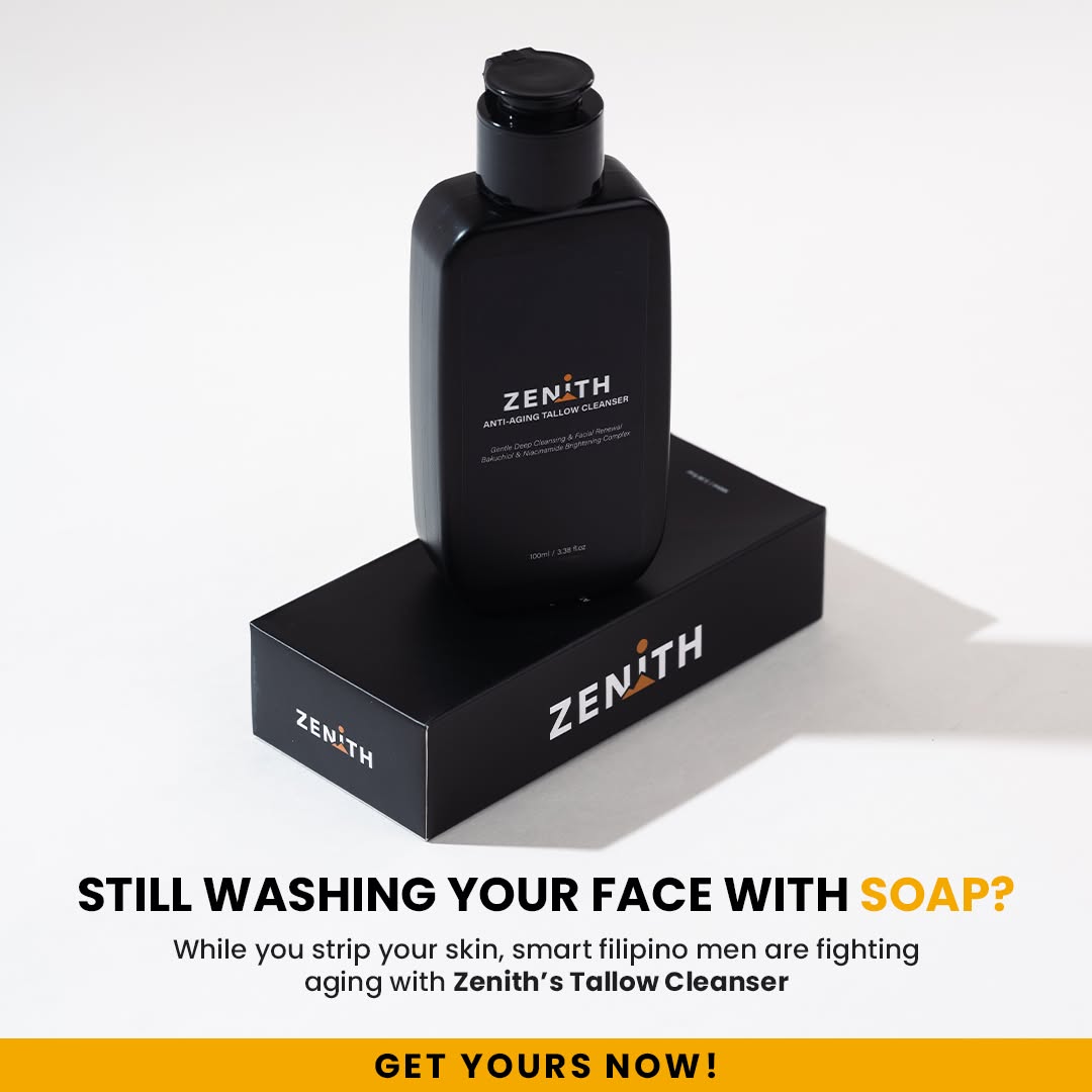 Zenith PH - Anti-Aging Tallow Cleanser Facebook ad: The Miracle Cleanser For Men