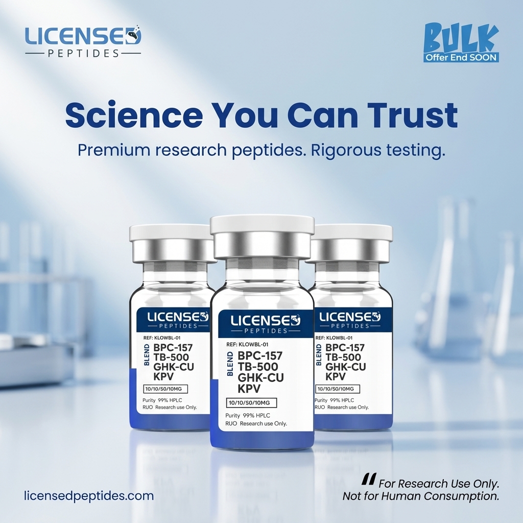 Licensed Peptides Facebook ad