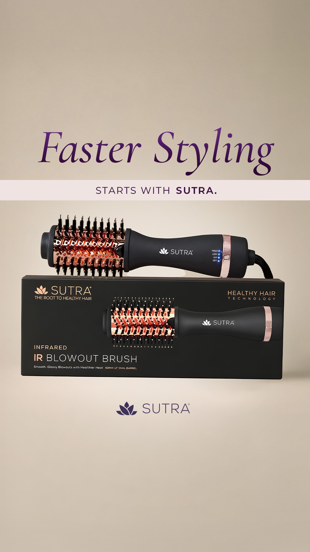 Sutra Beauty Facebook ad: IR Infrared Blowout Brush