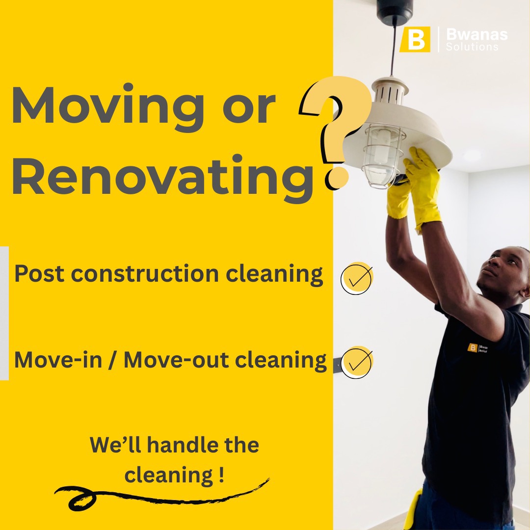 Bwanas Solutions Facebook ad: Are you done building or renovating?
