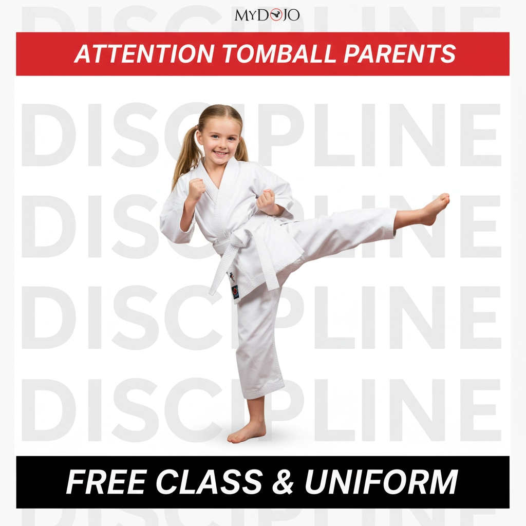 MyDojo Martial Arts and Fitness Facebook ad: Grand Opening Special: FREE Class & FREE Uniform