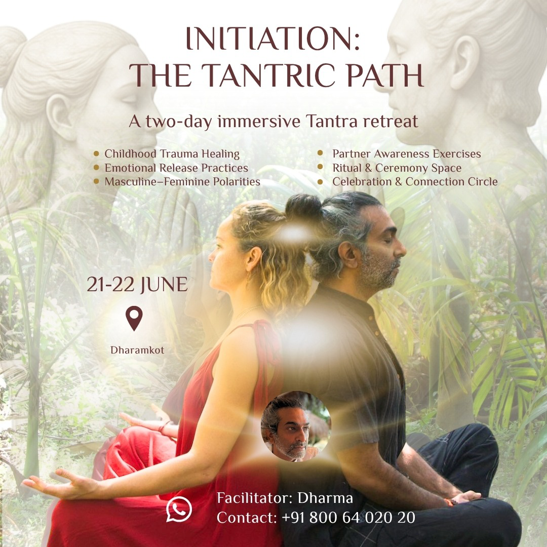 Dharma Yoga Retreat Facebook ad: There is a space within you that is…