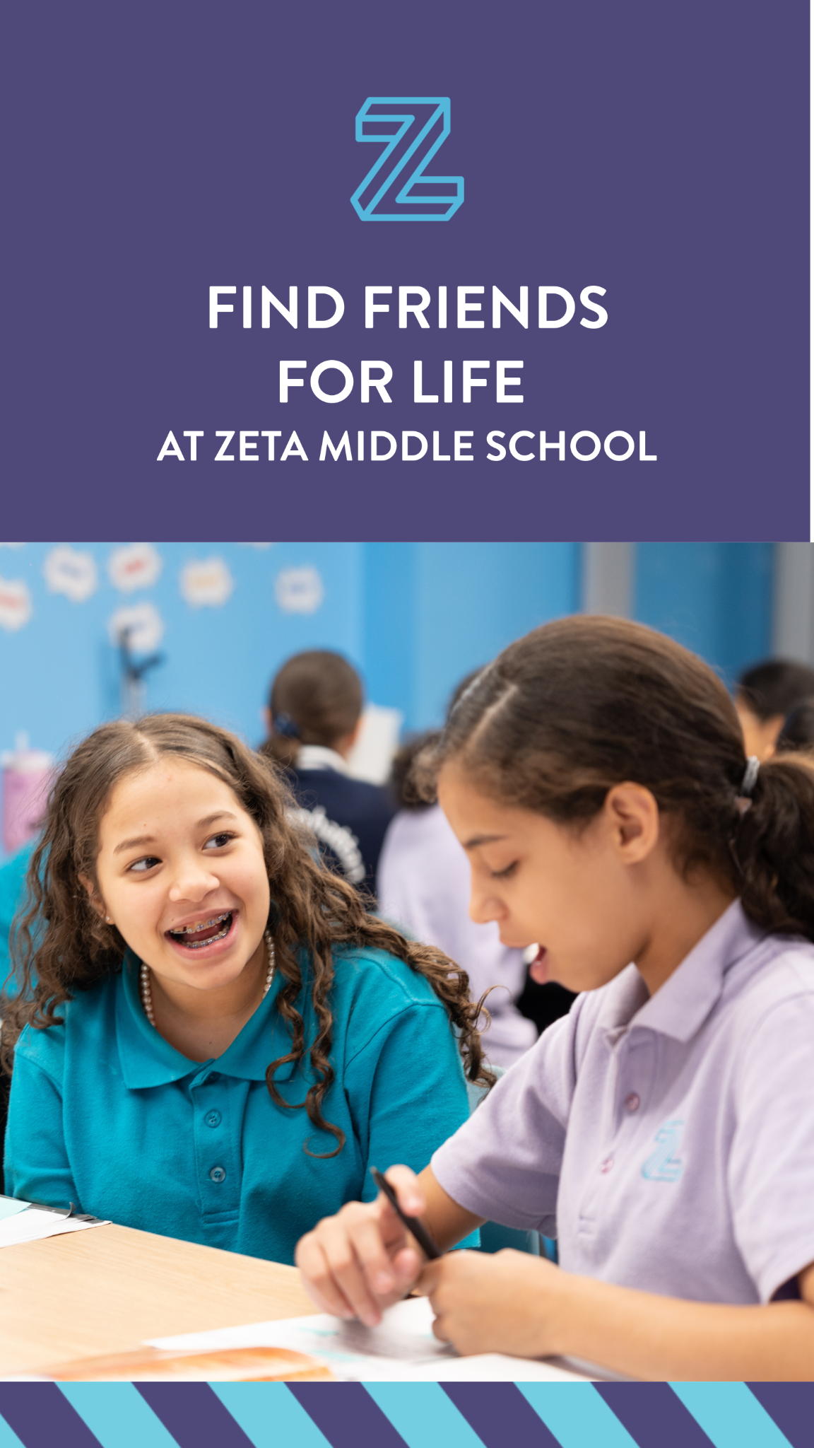 Zeta Charter Schools Facebook ad from May 11, 2026