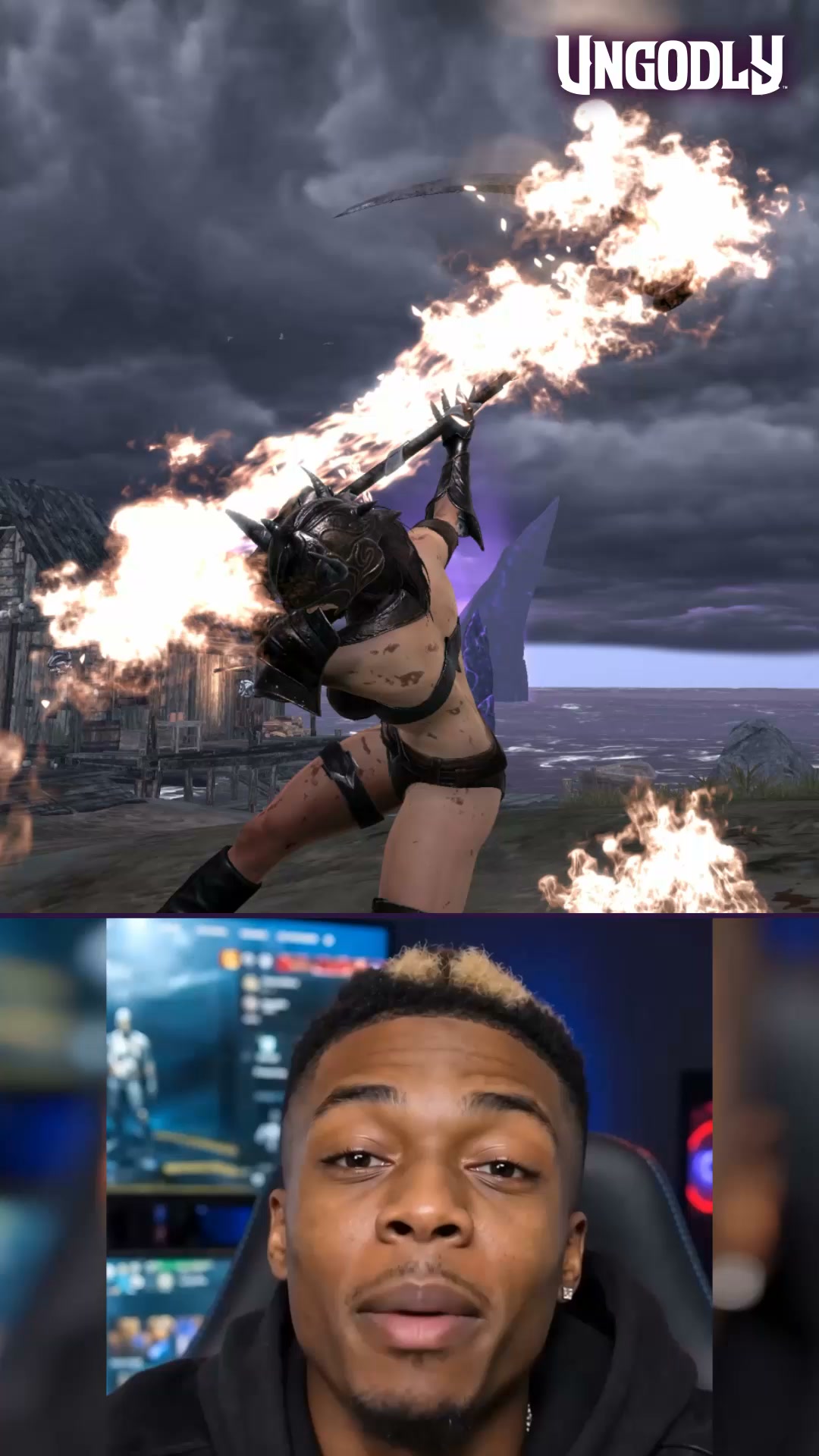 UnGodly Game Facebook ad: Ungodly: Made for Barbarians