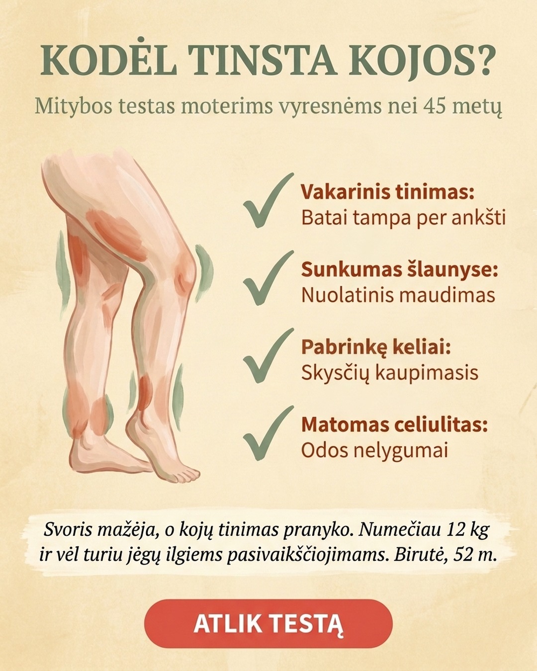Dietistė Orinta Facebook ad: Atlik nemokamą testą