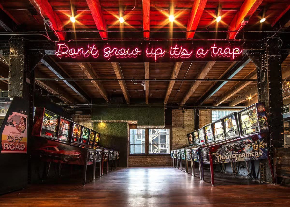 Headquarters Beercade Facebook ad: Headquarters Beercade | River North Arcade Bar & Event Venue