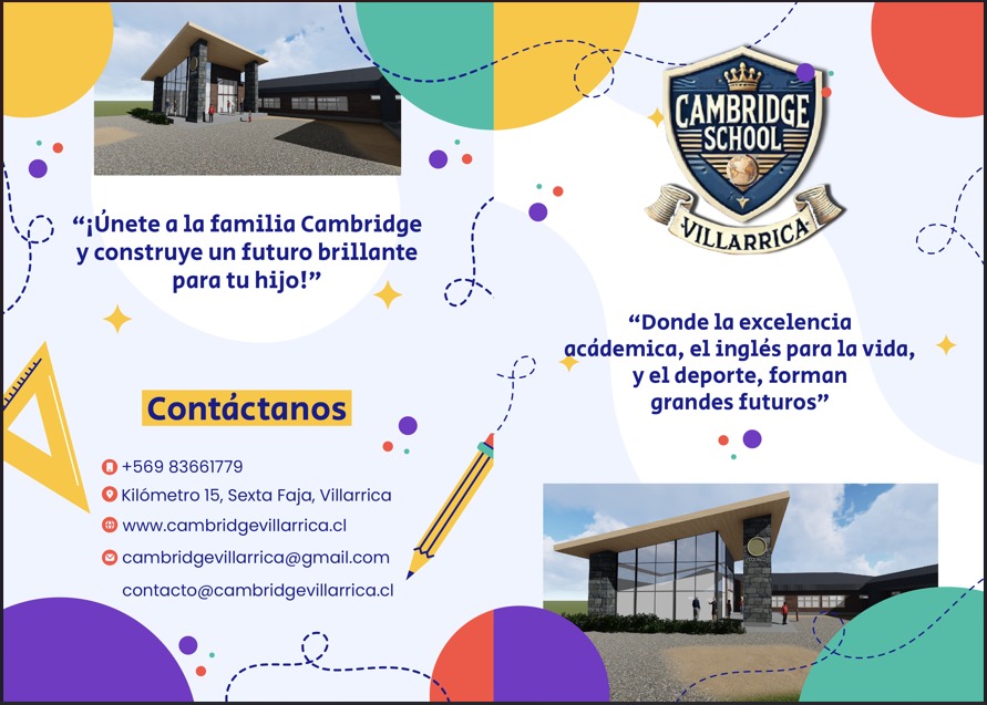Colegio Cambridge Villarrica Facebook ad: ¡DALE A TU HIJO EL FUTURO QUE SE…