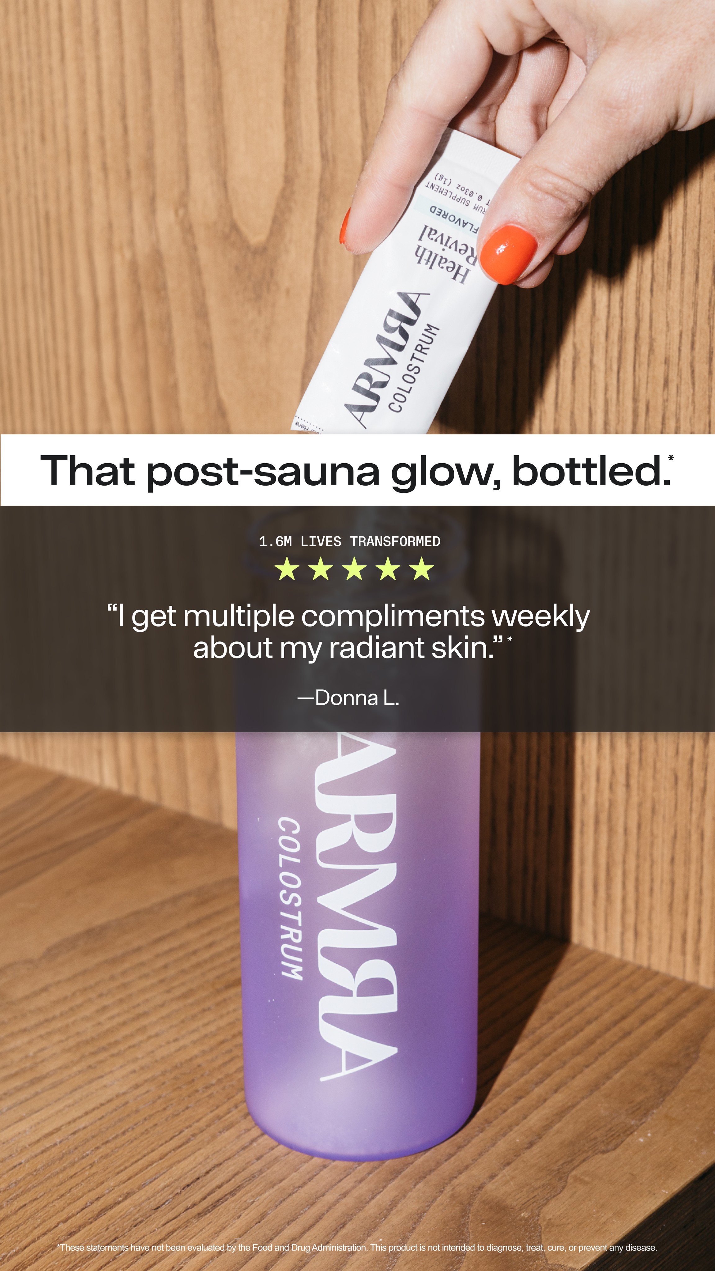 ARMRA Facebook ad