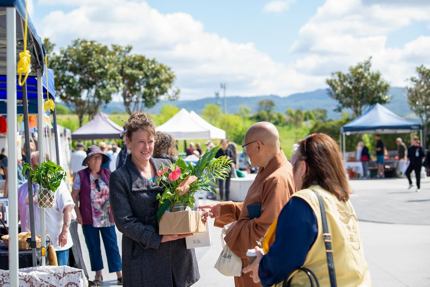 Nan Tien Market Facebook ad: Monthly Wellness Markets