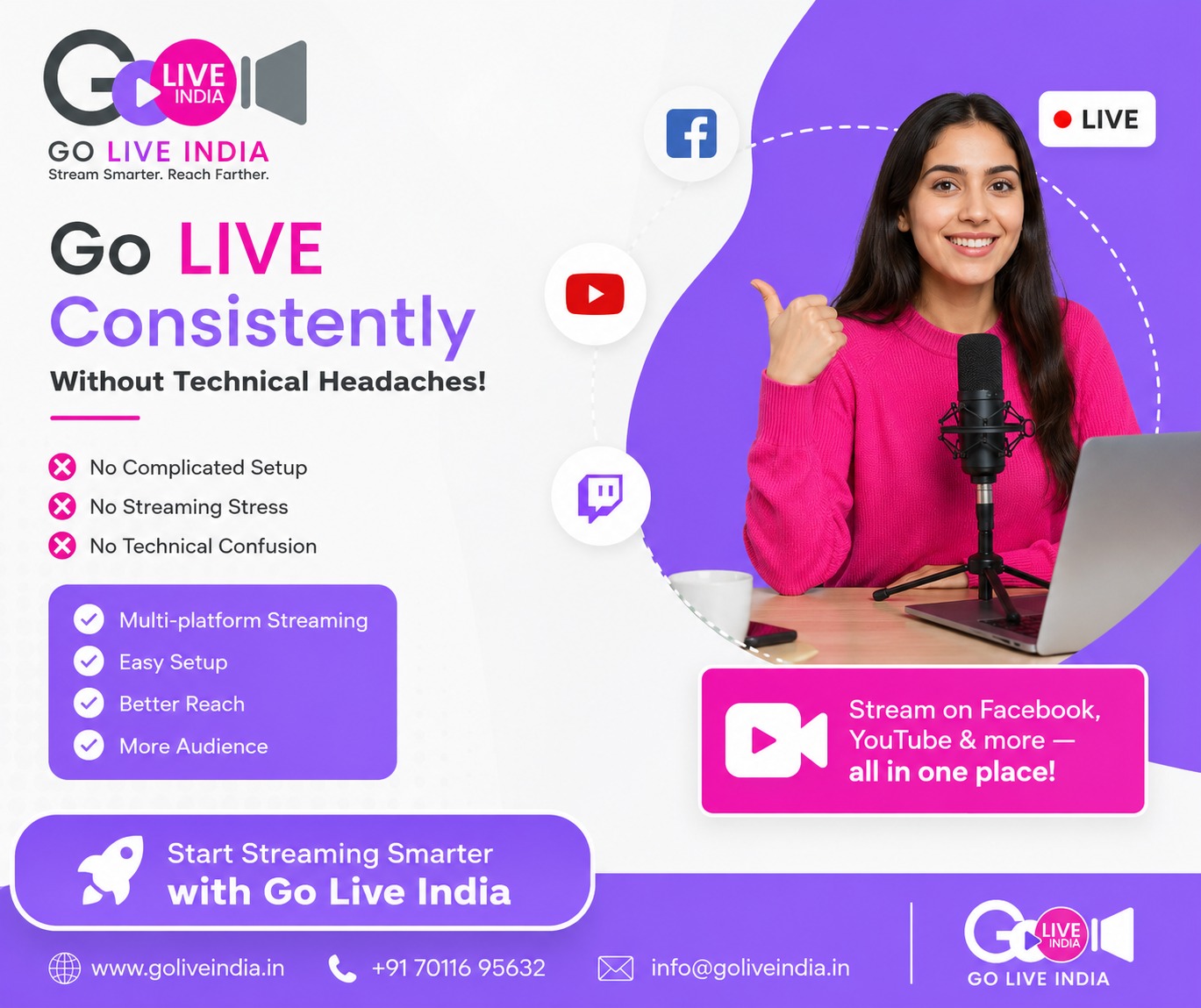 GoLiveIndia Facebook ad
