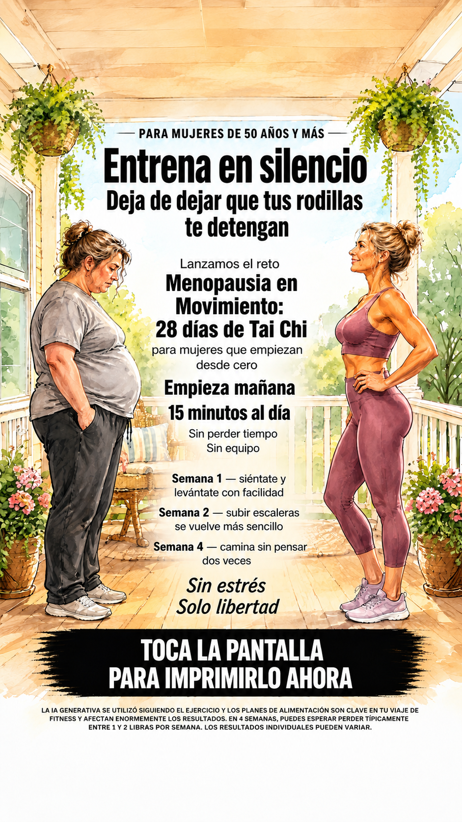 Lori Fitness Facebook ad: ¡Siéntete más fuerte, con más energía y activa…
