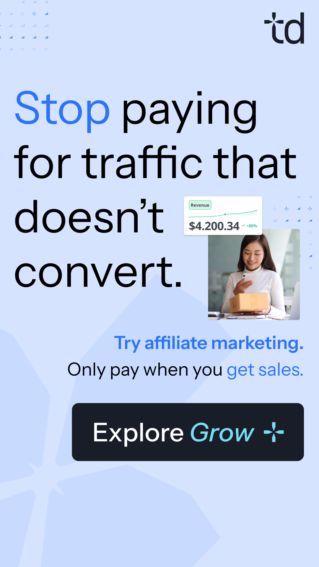 Tradedoubler Global Facebook ad