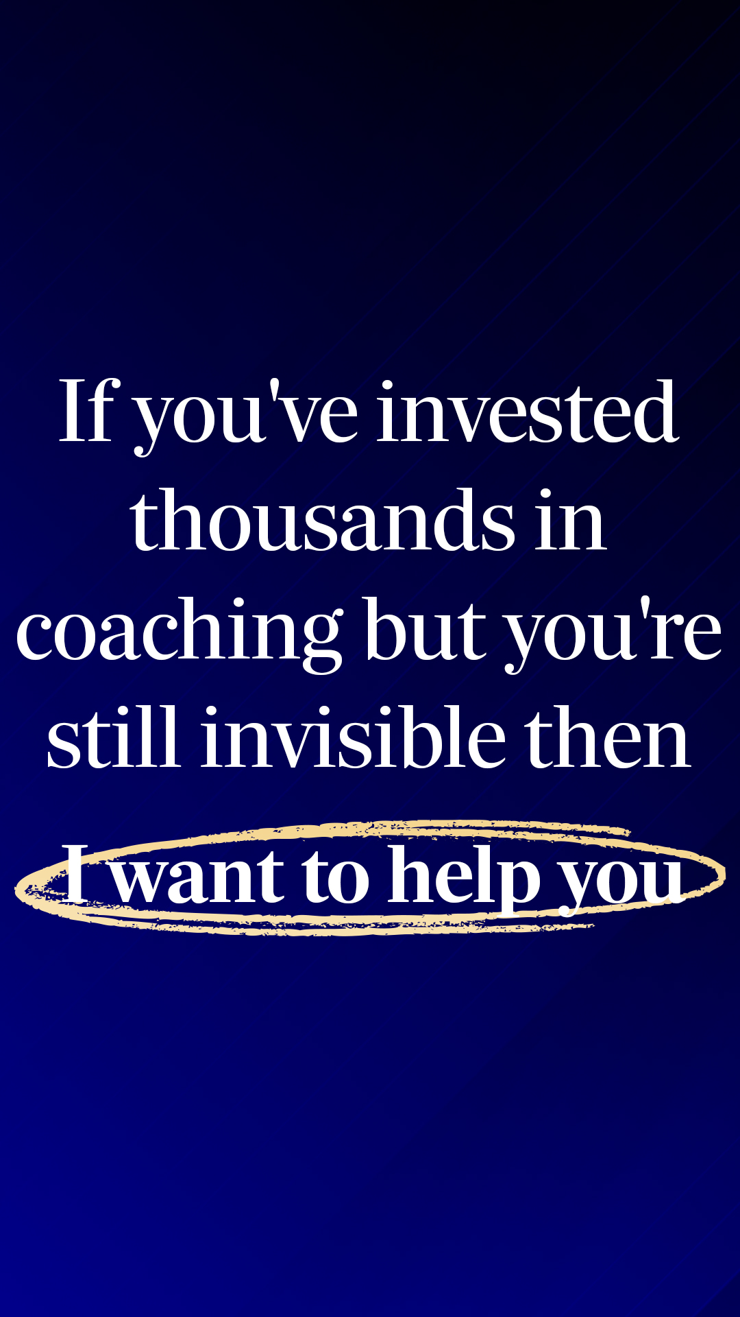 Shaun Holden Life Coaching Ltd Facebook ad