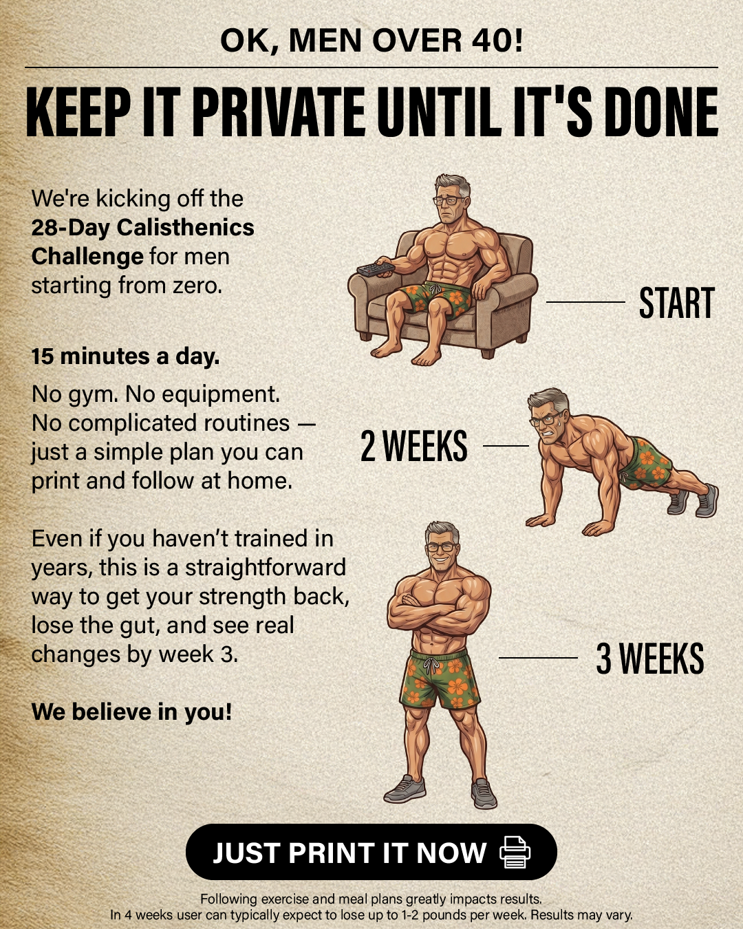 21 Day Challenge Facebook ad