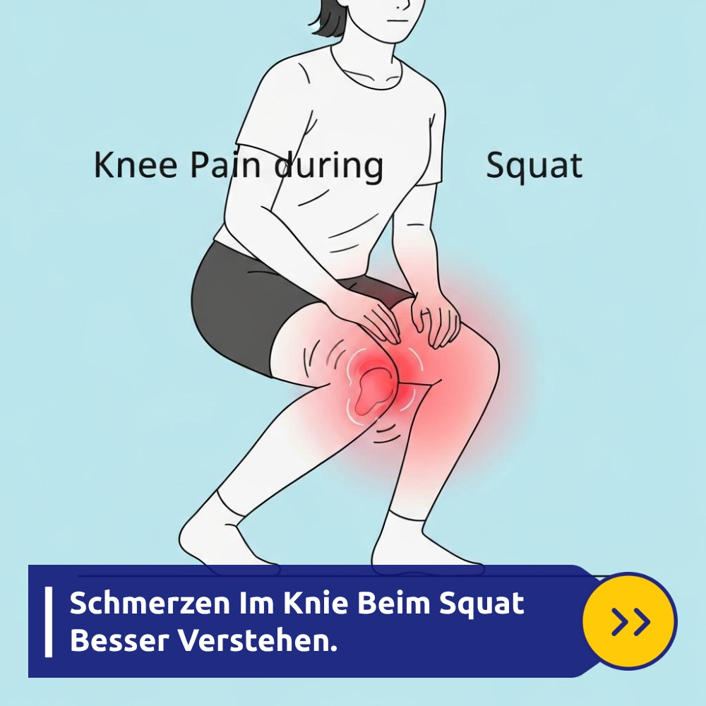 In Glimpse de Facebook ad: Knieschmerzen Beim Squat.