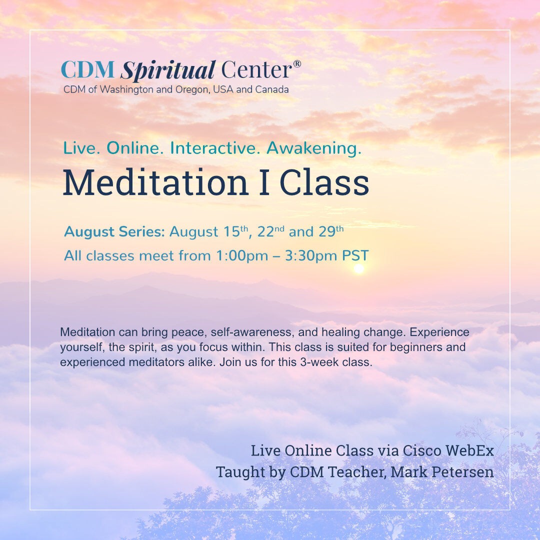 CDM Spiritual Center Facebook ad