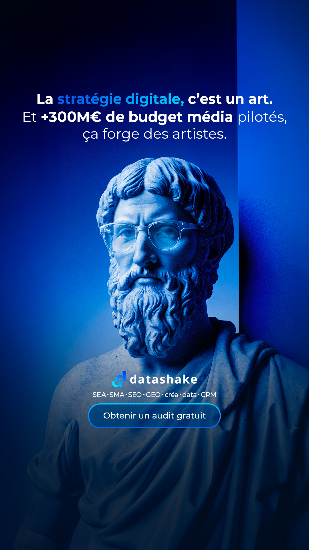 datashake Facebook ad from Nov 21, 2025