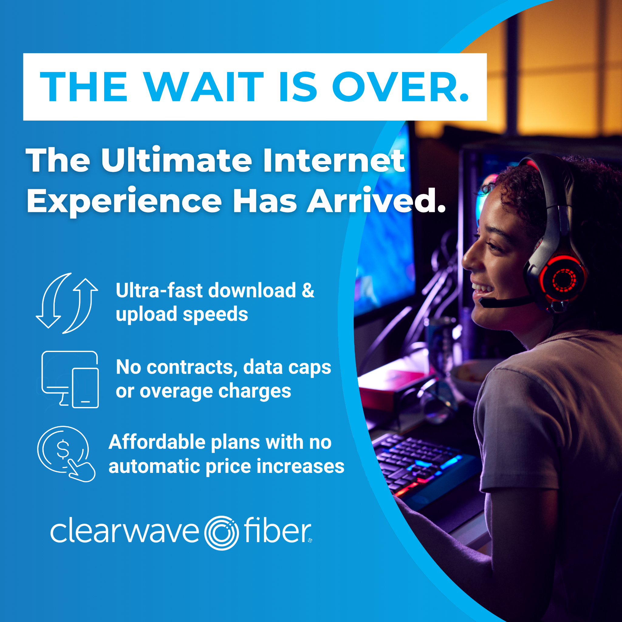 Clearwave Fiber Facebook ad