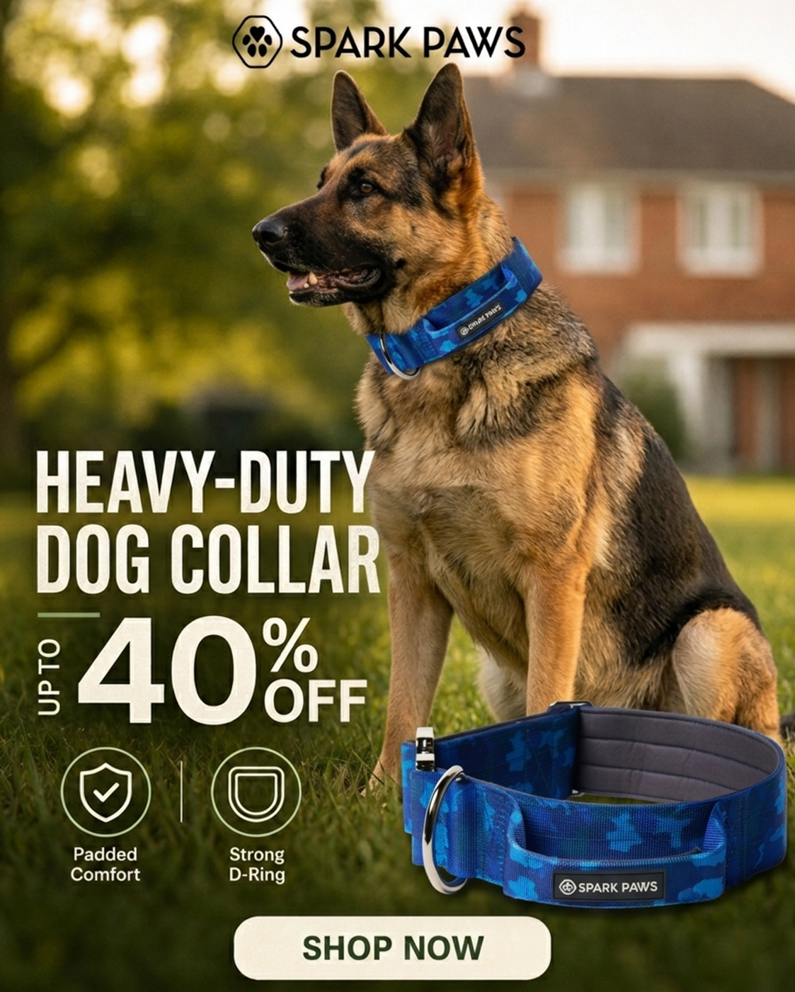 Spark Paws Facebook ad
