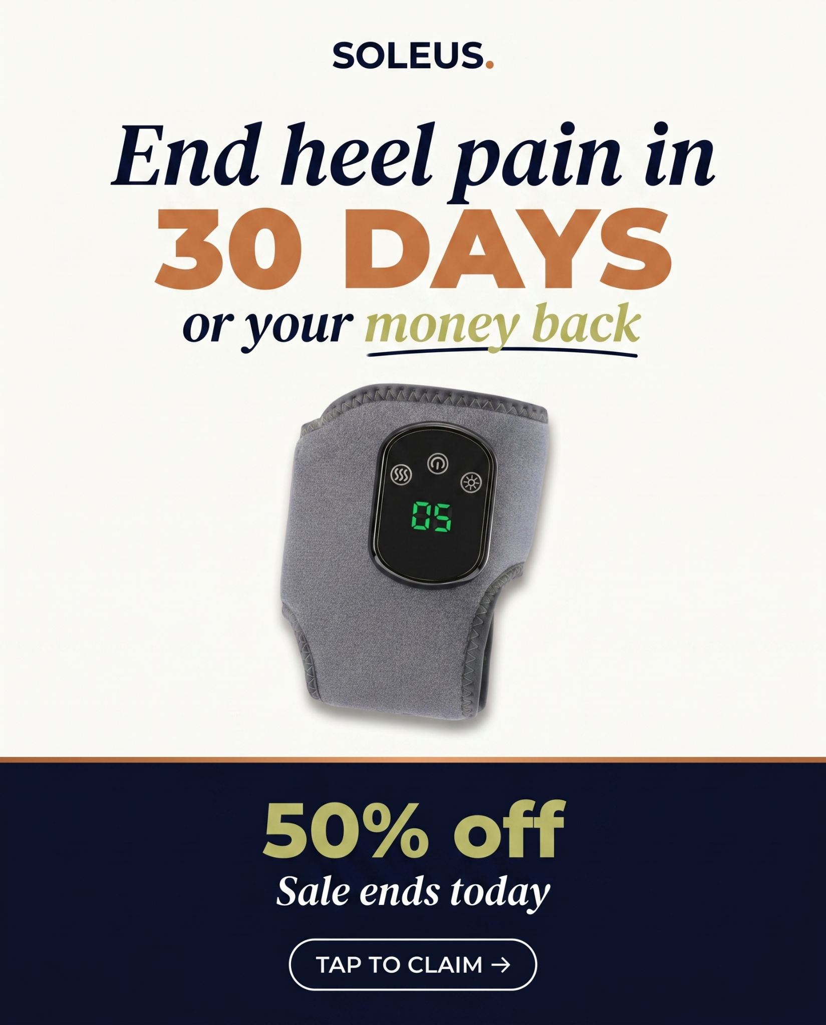 Soleus Facebook ad