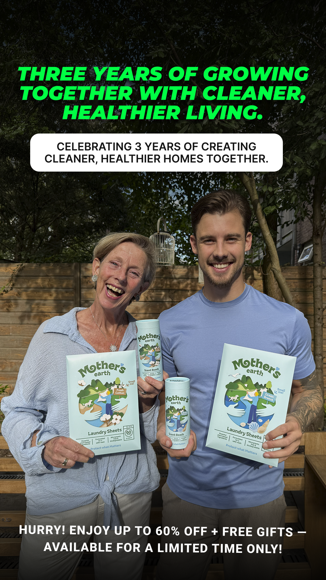 Mothers Earth Facebook ad