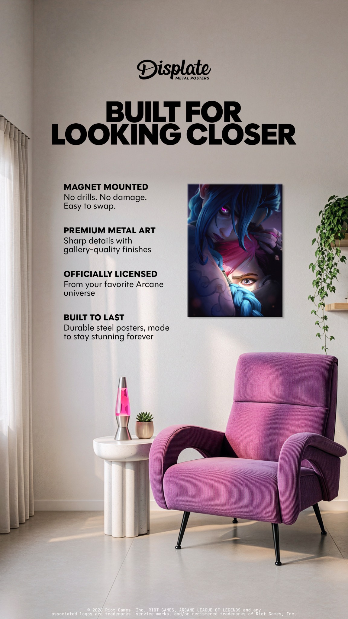 Displate Facebook ad