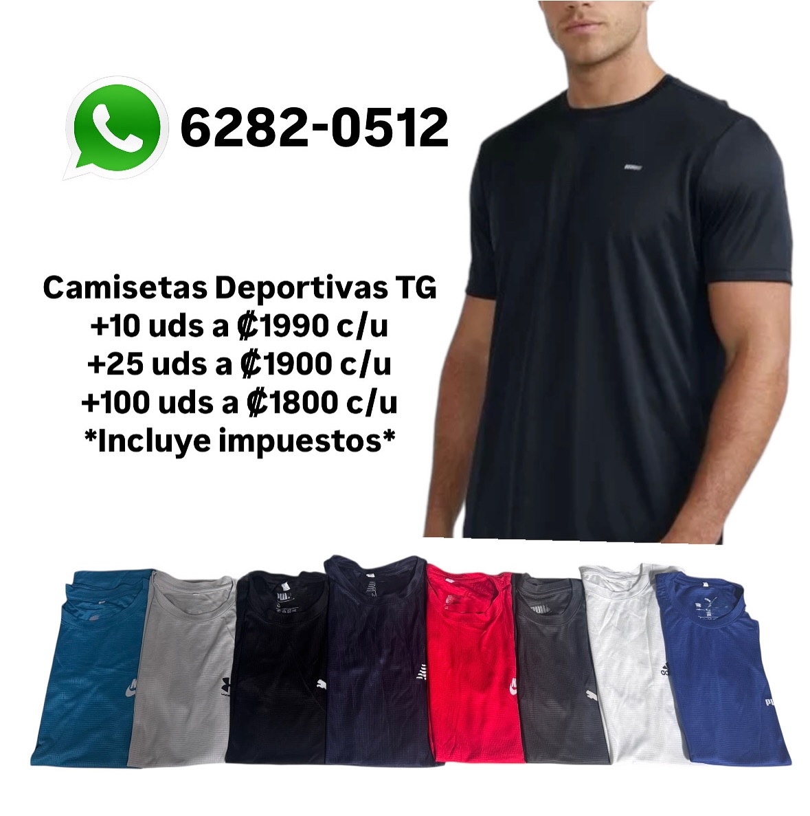 Textil Mundial S.A. Facebook ad: Camiseta Deportiva Techno Gold