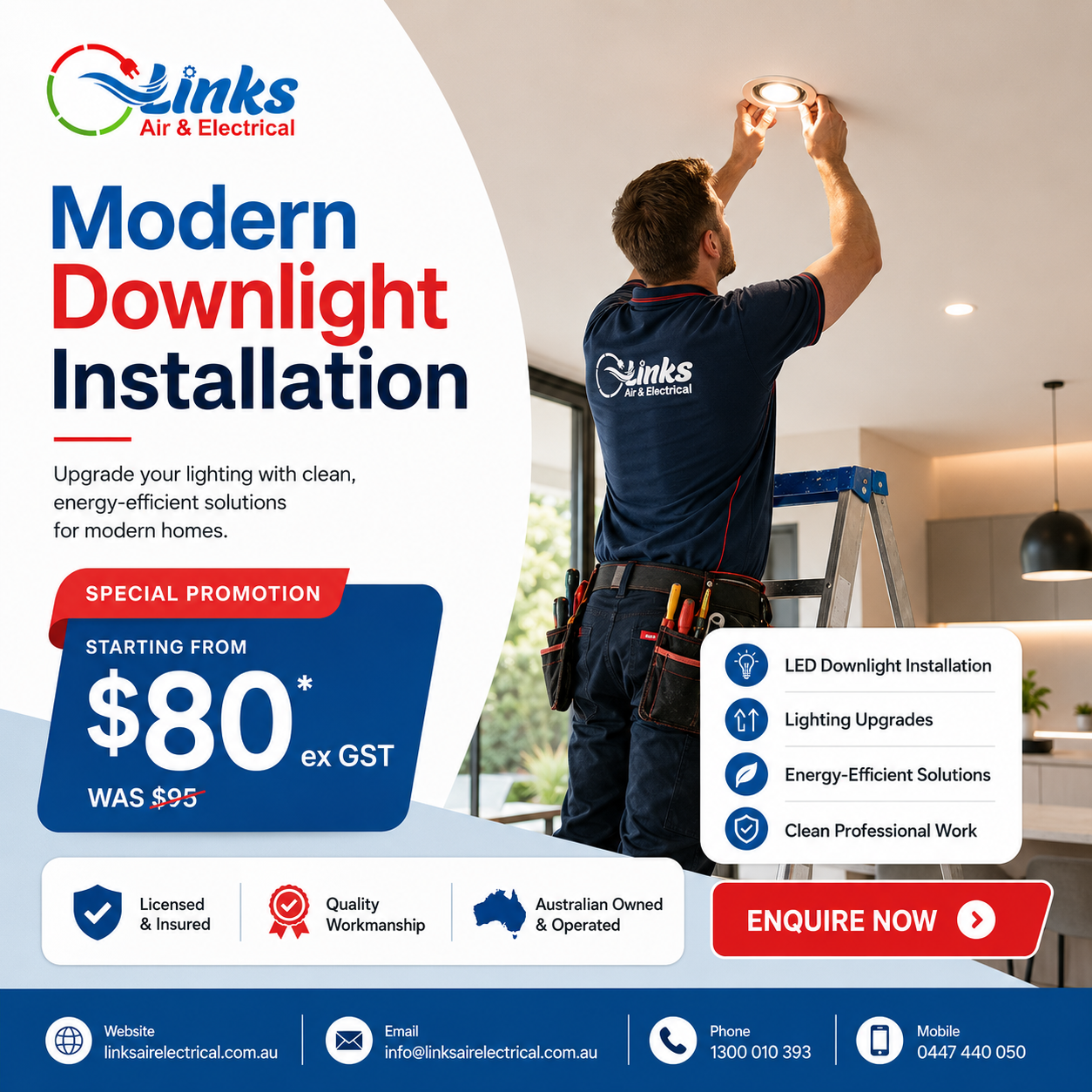 Links Air & Electrical Pty Ltd Facebook ad