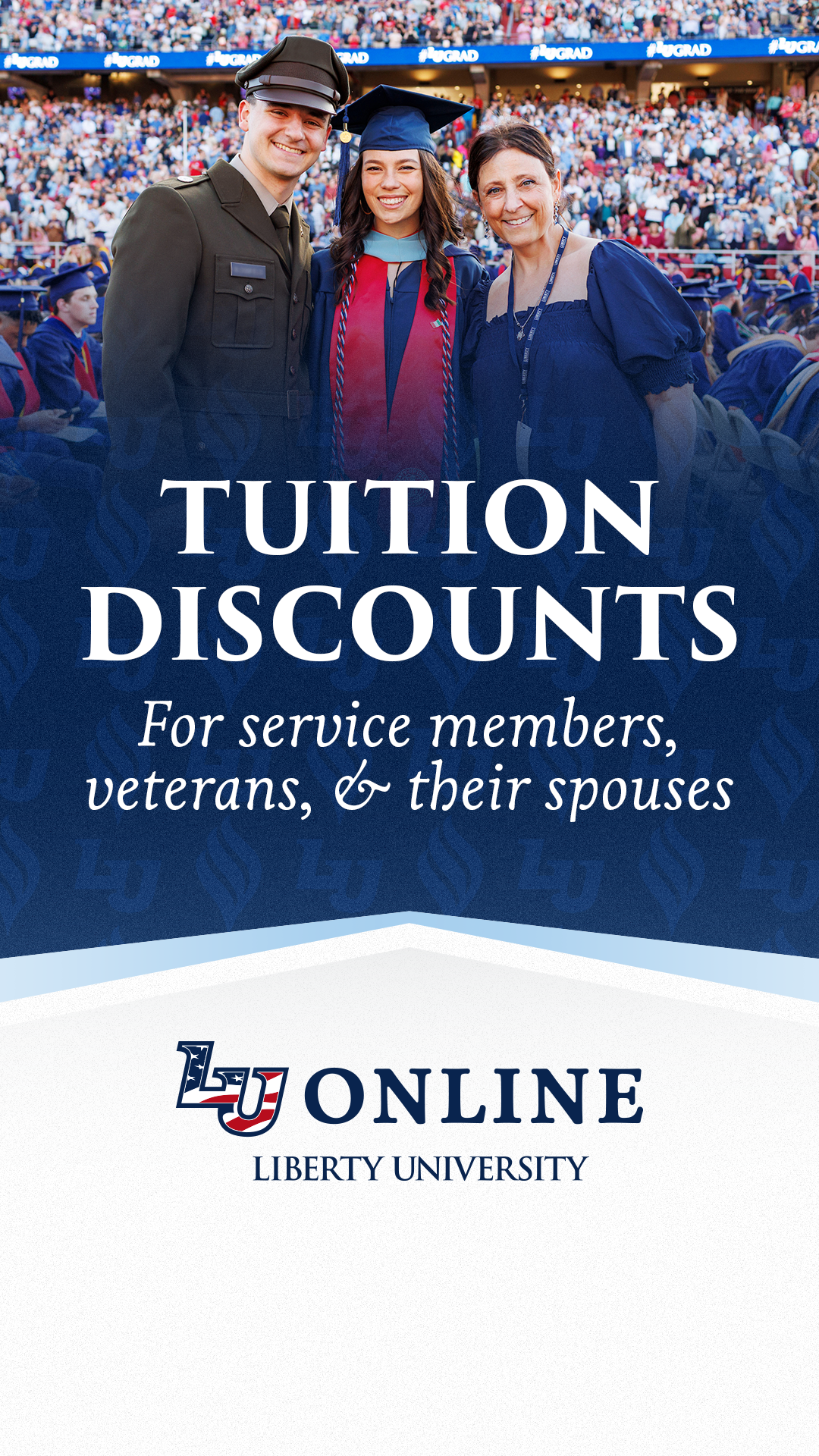 Liberty University Online Programs Facebook ad