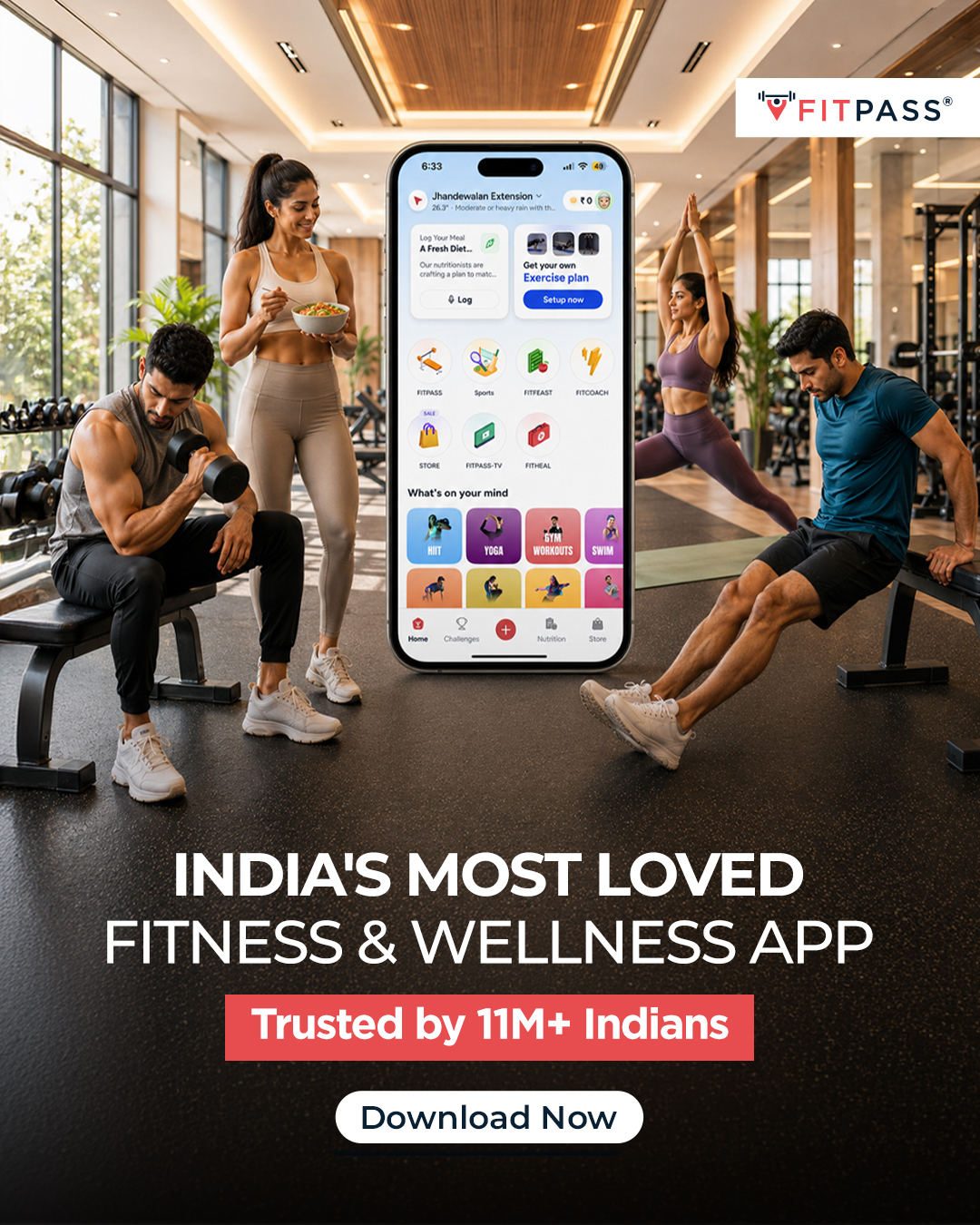 FITPASS Facebook ad