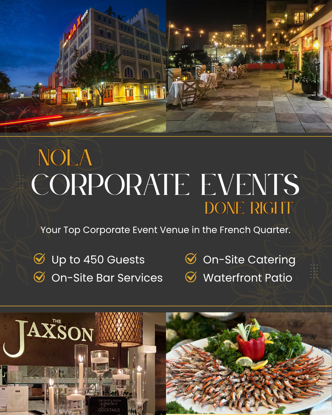 The Jaxson Facebook ad: Corporate Event Venue In New Orleans