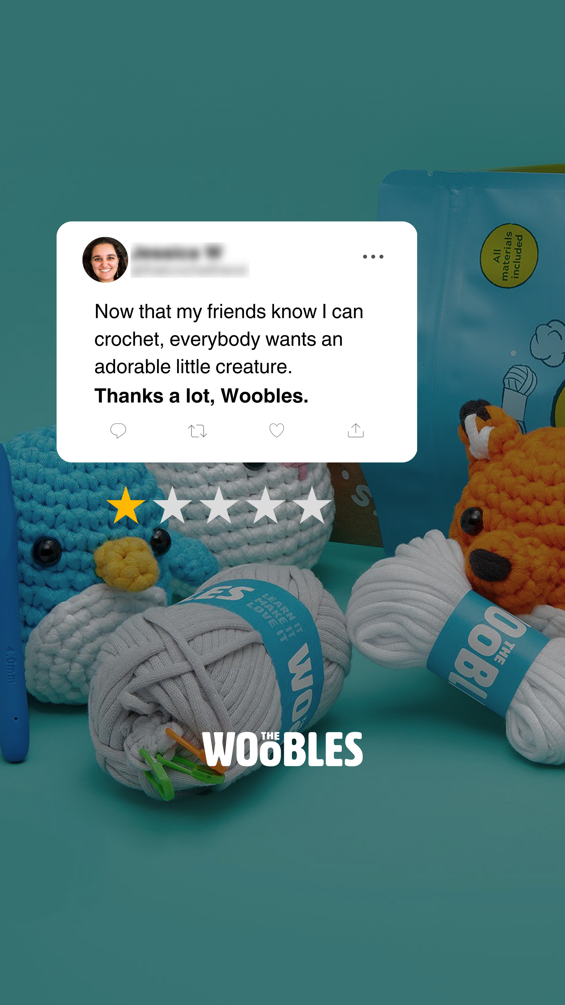 The Woobles Facebook ad