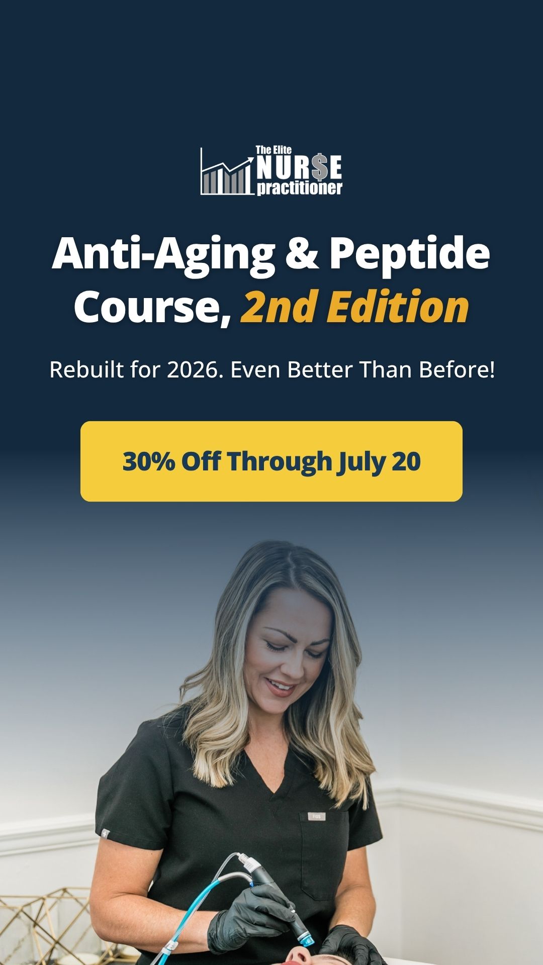 The Elite Nurse Practitioner Facebook ad