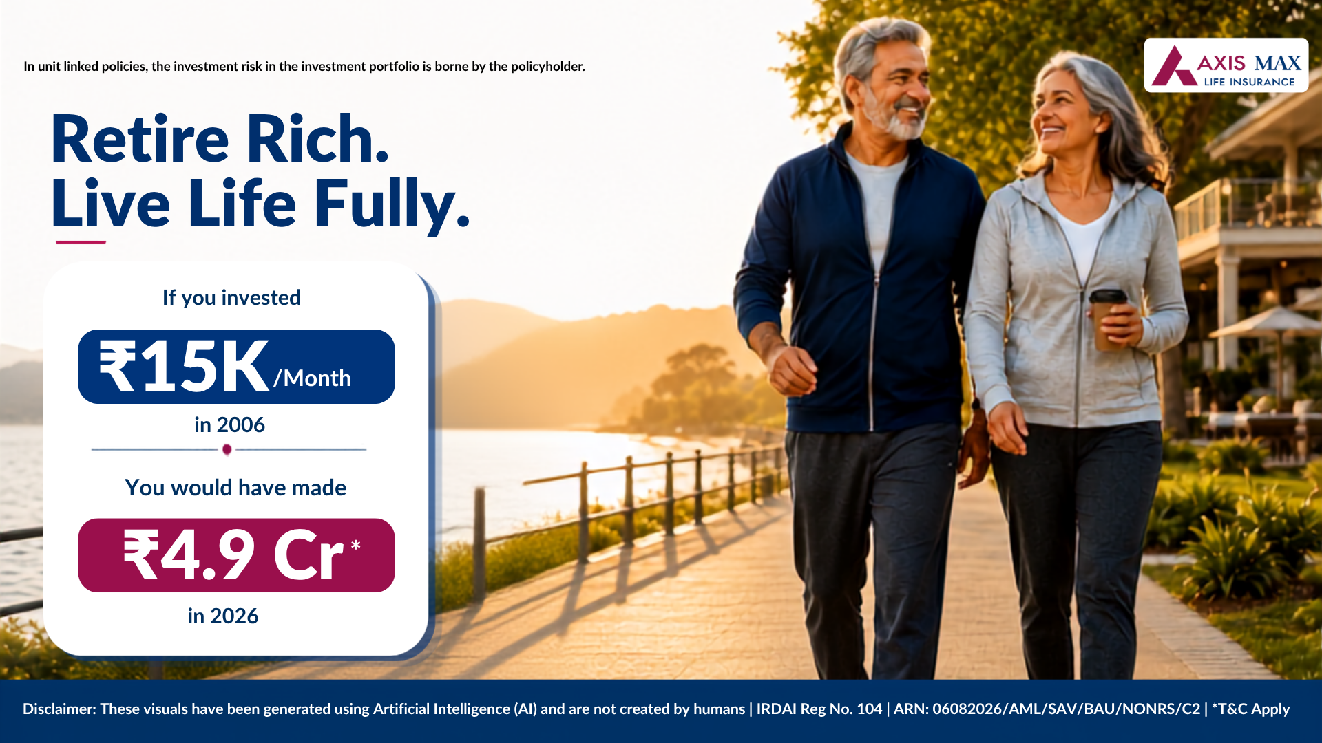 Axis Max Life Insurance Facebook ad